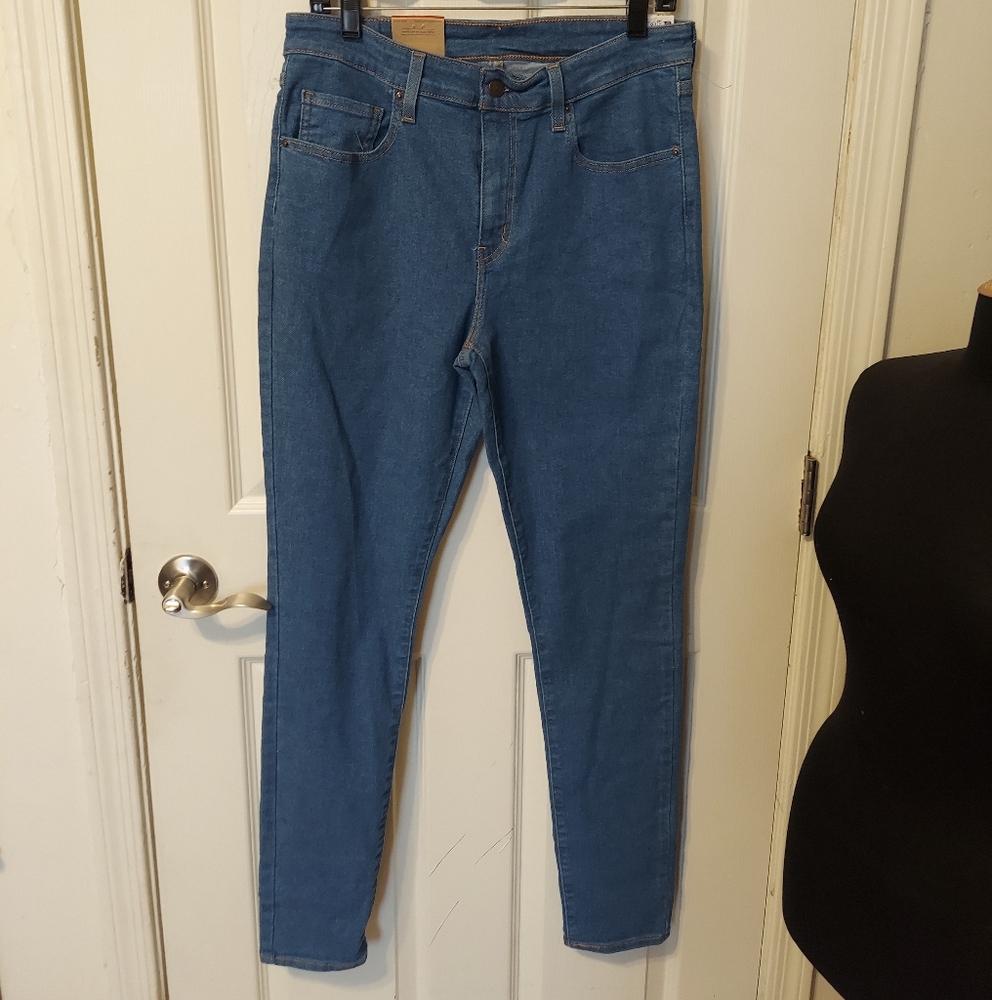 LEVI’S 721 High Rise Skinny Jeans Medium Wash with Stretch Sz31××32